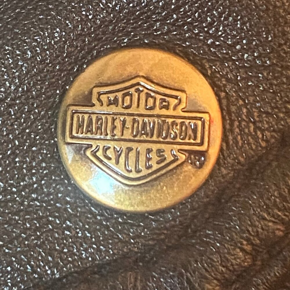 Harley Davidson Genuine Leather Vest Women Medium - Picture 6 of 11